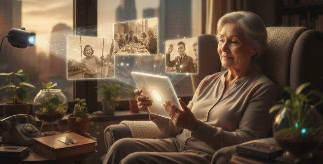 Quando a tecnologia começa a conversar com as nossas lembranças